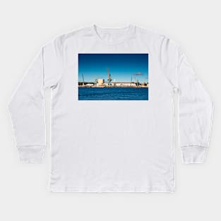 Portsmouth Naval Shipyard, Maine. USA Kids Long Sleeve T-Shirt